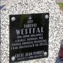 Grave of Tadeusz Westfal on Poswiętne cemetery